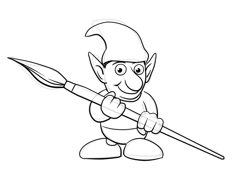 800x600 Vector Drawing Jugipaint