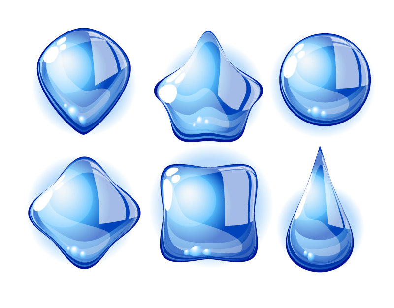 800x626 Ice Water Droplets Vector Free Vector Graphic Download