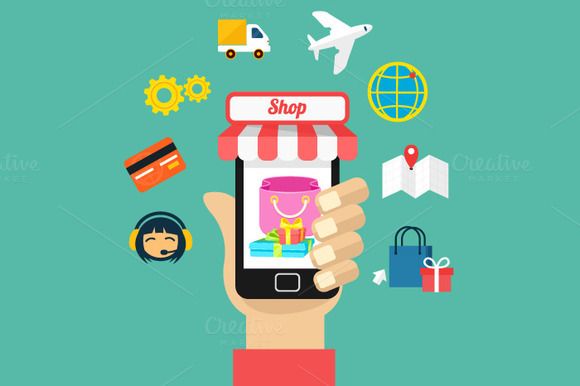 580x386 Vector E Commerce