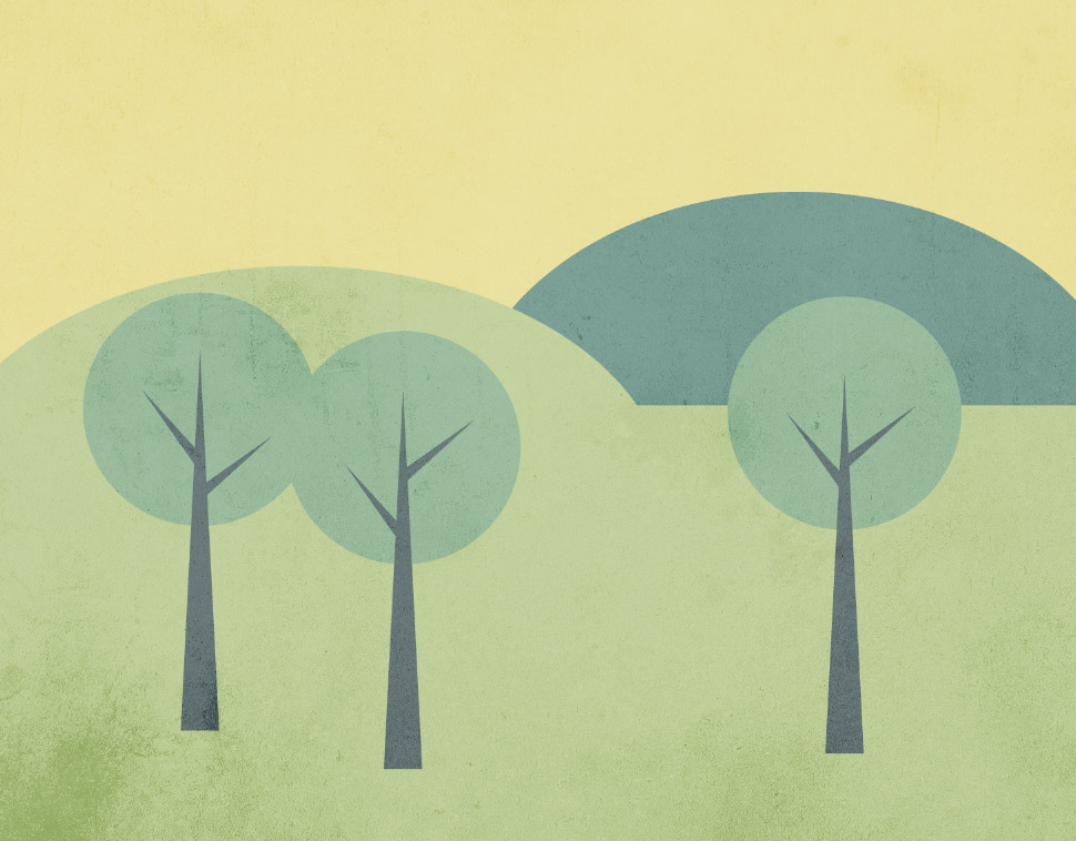 970x758 How To Create A Simple Landscape Scene In Illustrator