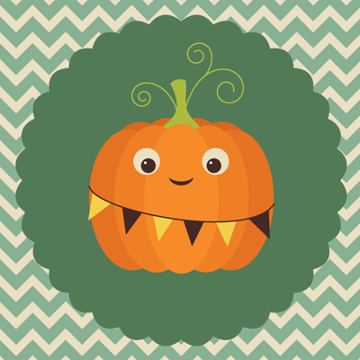 400x400 Create An Easy, Retro Pumpkin Card In Adobe Illustrator