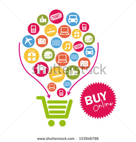 450x470 Stock Vector Ecommerce Design Over White Background Vector