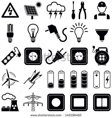 448x470 Electricity Icon Collection