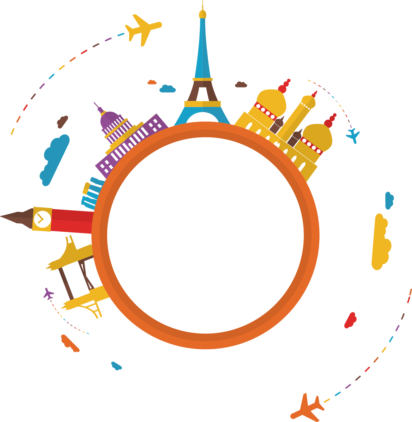 1325x1359 World Travel Clip Art