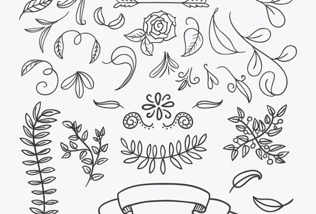 620x420 Best Ever Handsketched Free Vector Elements Creative Nerds