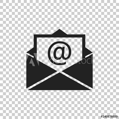 500x500 Mail Envelope Icon Vector On Isolated Background. Symbols Of Email
