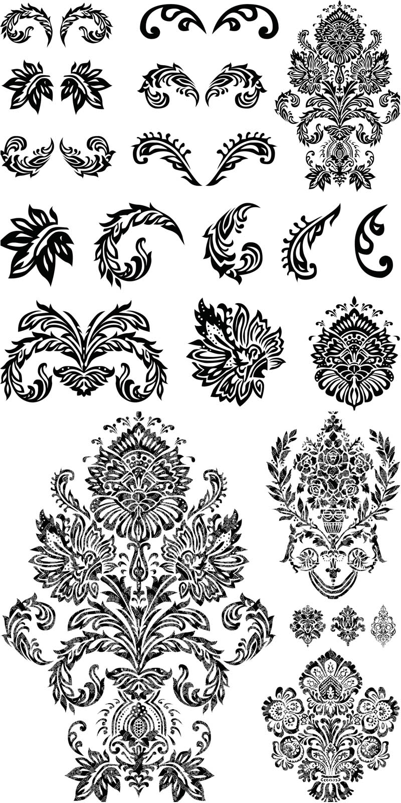 800x1600 Ornate Flourish Embellishments Vector Vector Graphics Blog