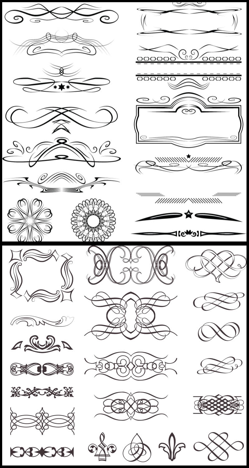 800x1500 Borders Vector Graphics Blog