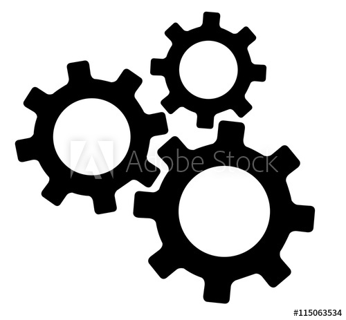 500x463 Gear Engineering Symbol Vector