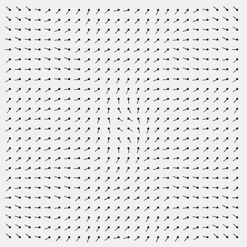 500x500 Drawing Vector Field Generateme