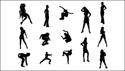 425x243 Free Download Of Women And Sports Figures Vector Vector Graphic