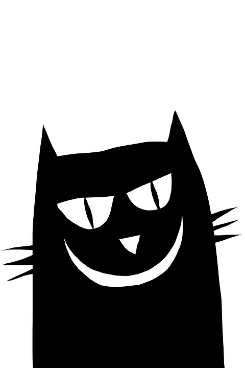 480x720 Free Photo Cat Vector Figure Animals Clipart Black Cat