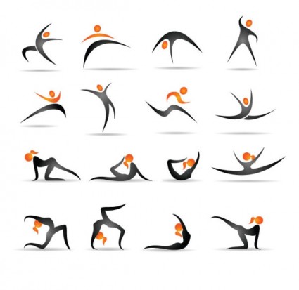425x413 Vector The Gymnastics Action Demonstrates Figure 01 Vector Art