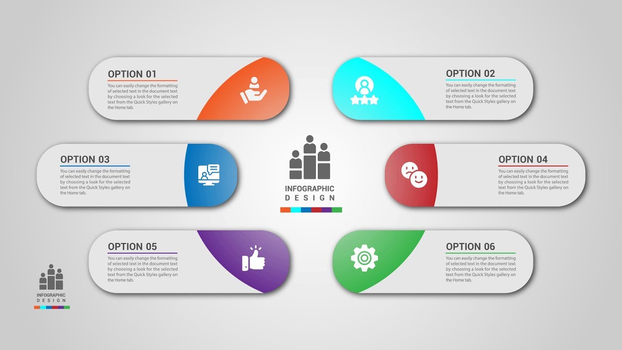 1280x720 Business Timeline Infographics Design Vector Illustrator Tutorial
