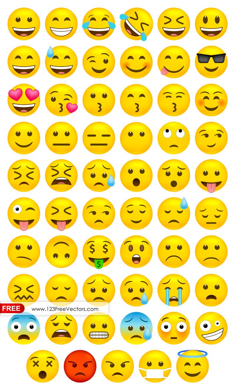 801x1329 Whatsapp Emoji Vector Free Download Free Vectors