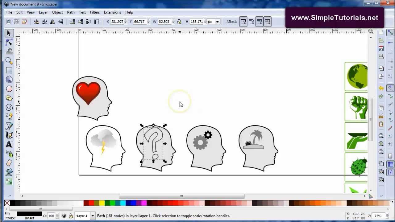1280x720 Inkscape Vector Graphics Editor Tutorial