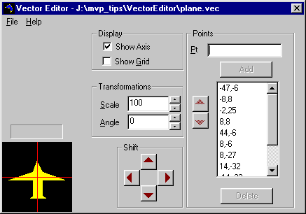 437x306 A Simple Vector Editor