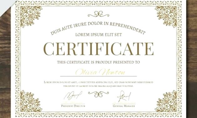 630x380 Free Download Certificate Template Psd Photoshop Frames Design