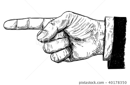450x295 Vector Artistic Illustration Or Drawing Of Businessman Hand In
