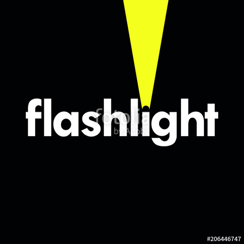 500x500 Flashlight Vector Design Stock Image And Royalty Free Vector