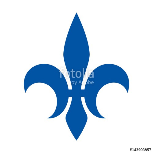 500x500 Fleur De Lis Logo Vector. Stock Image And Royalty Free Vector