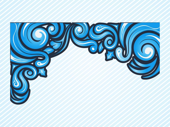 647x483 Decorative Flow Vector Composition Frame Vector Free Download