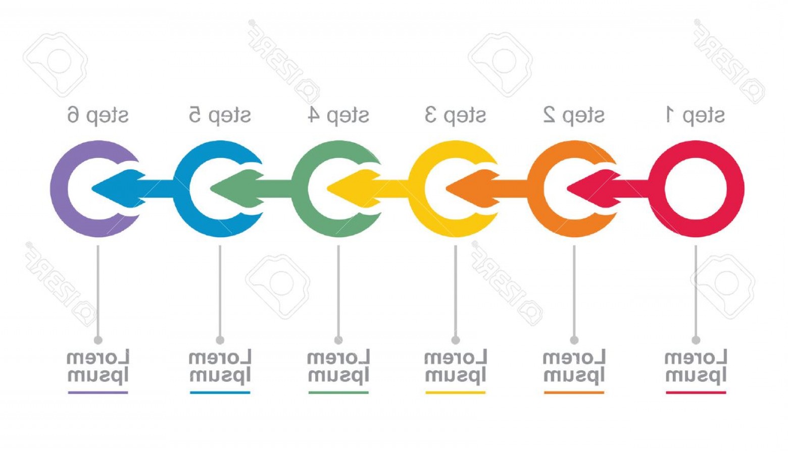 1560x896 Photostock Vector Vector Flow Chart Template With Arrows Shopatcloth