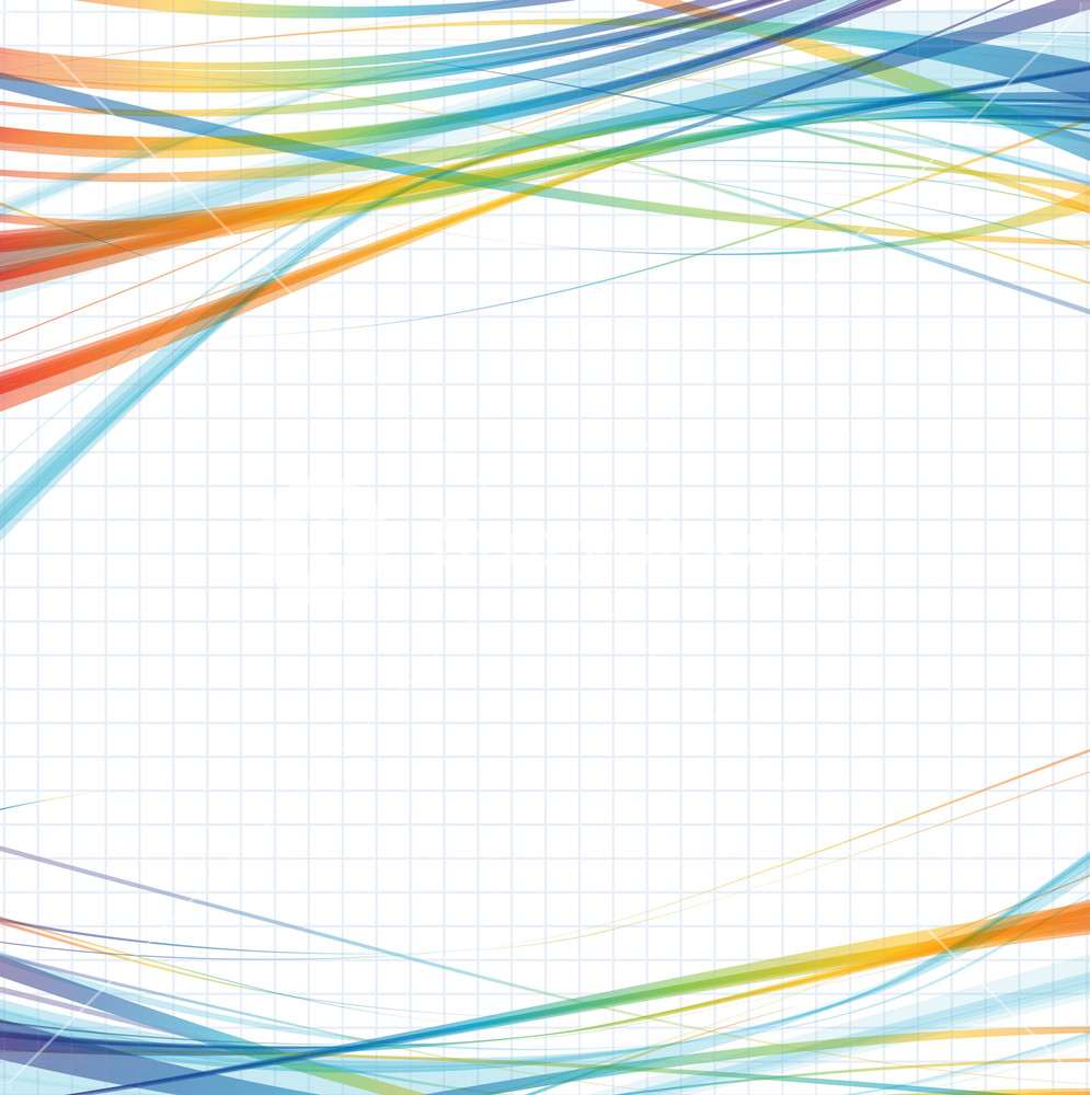 995x1000 Rainbow Flow Vector Background. Royalty Free Stock Image