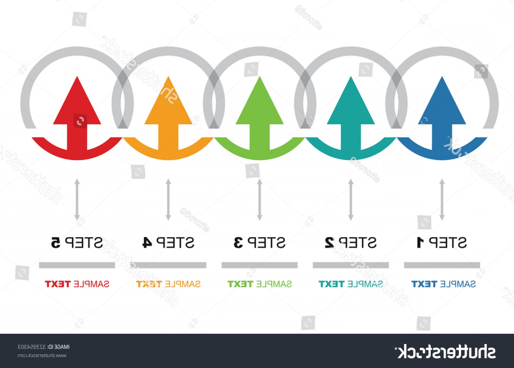 1800x1288 Vector Flow Chart Template Color Arrows Shopatcloth