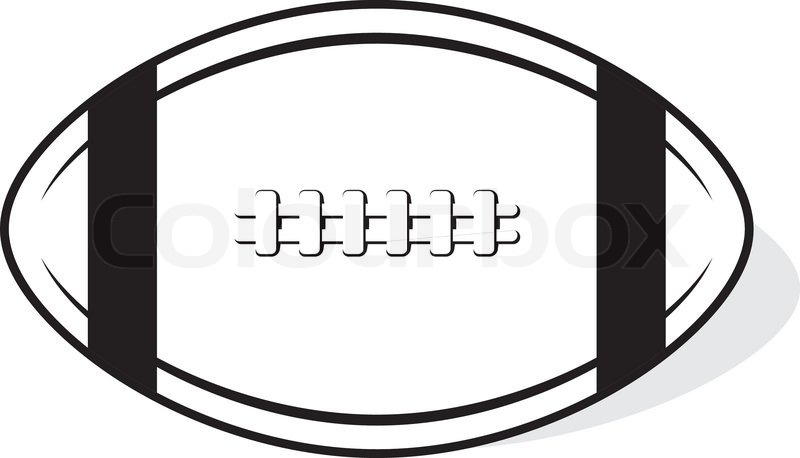 800x458 Vector American Football Stock Vector Colourbox