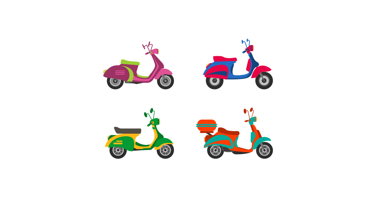 1200x628 Motor City Scooters Free Vector And Png The Graphic Cave