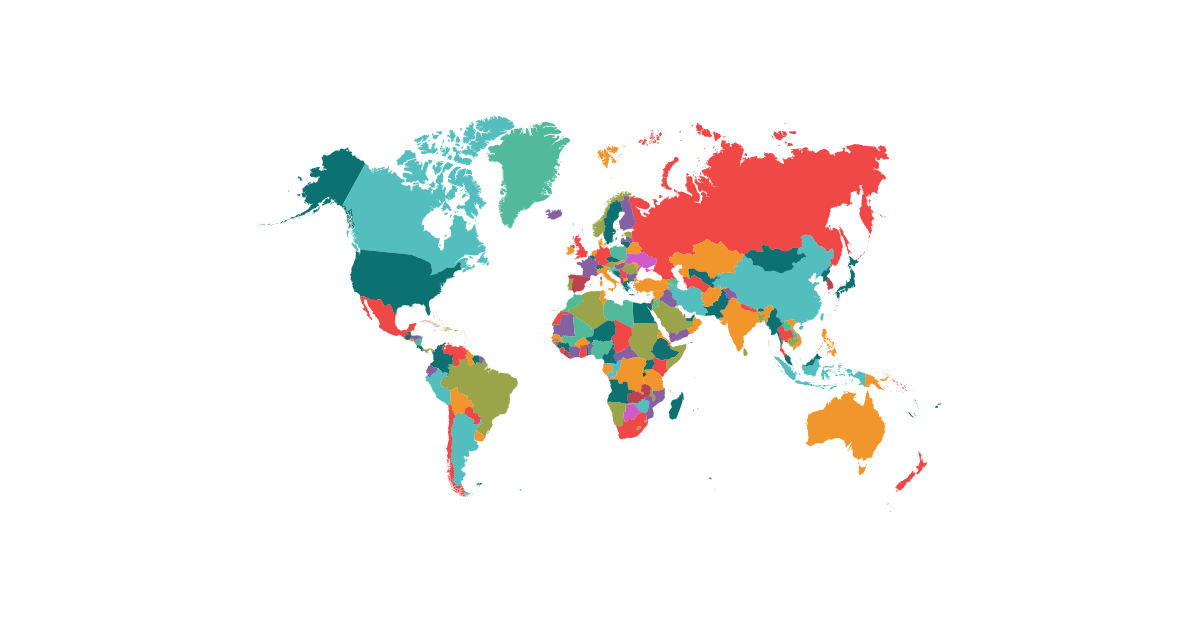 1200x628 Political Map Of The World Free Vector And Transparent Png The