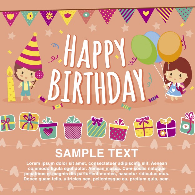 626x626 Free Birthday Card Templates Happy Birthday Card Design Template