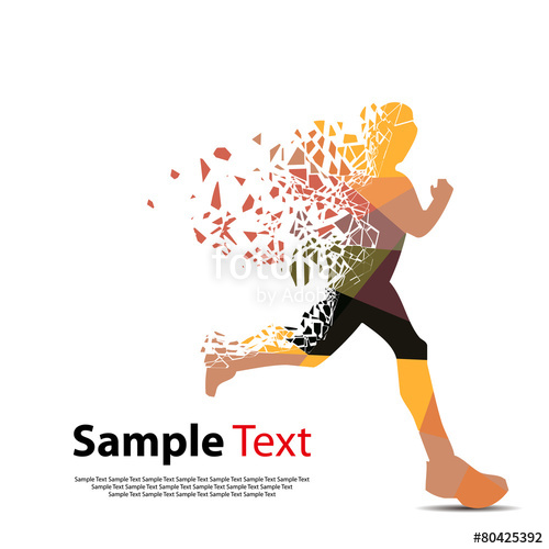 500x500 Running Man Stock Image And Royalty Free Vector Files On Fotolia