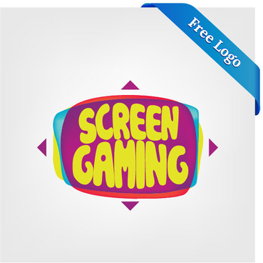 369x368 Free Vector Large Screen Display Video Game Logo Png Images