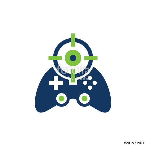 500x500 Game Target Logo Icon Design Stock Image And Royalty Free Vector