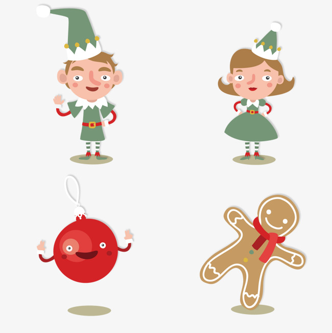 650x651 Elves And Ornaments, Ornaments Vector, Genius, Cartoon Png And