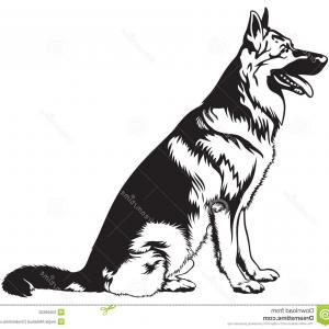 300x300 German Shepherd Dog Vector Clipart Arenawp