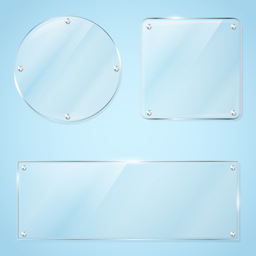 500x500 Vector Glass Frame Design Vector 02 Free Download