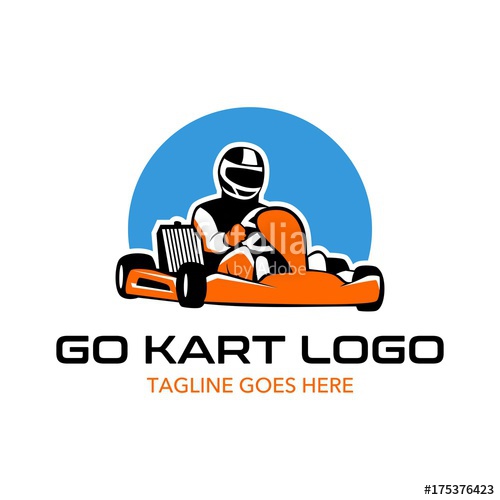 500x500 Go Kart Logo Illustration Stock Image And Royalty Free Vector