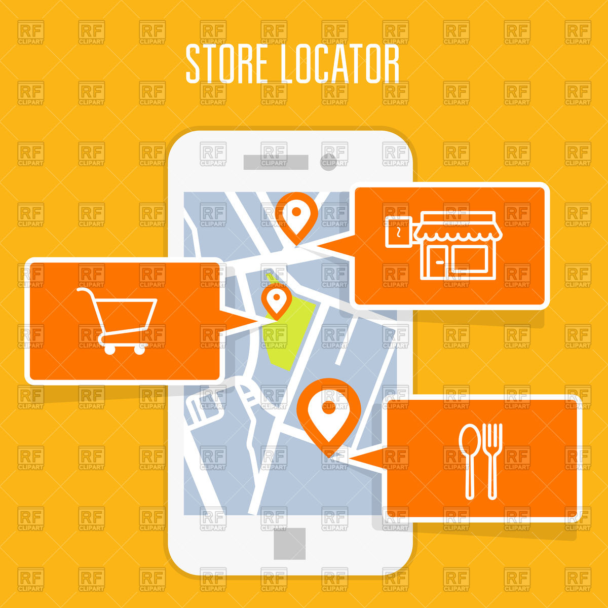 1200x1200 Store Locator Tracker On Smartphone