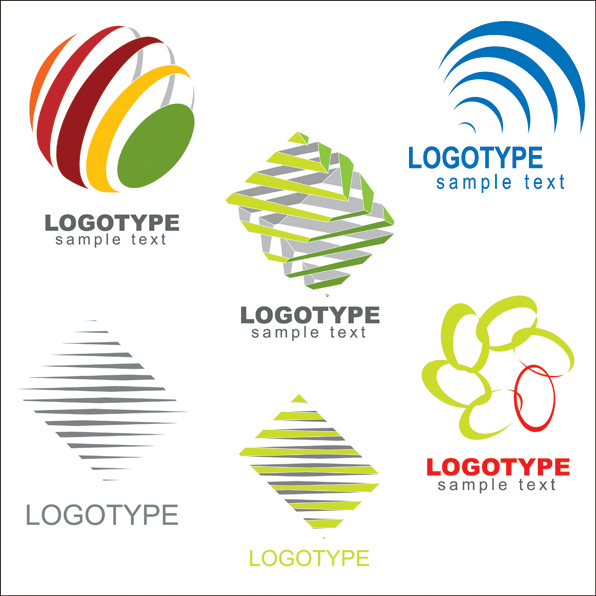 596x596 Variety Of Graphic Logo Template Vector Free Vector 4vector
