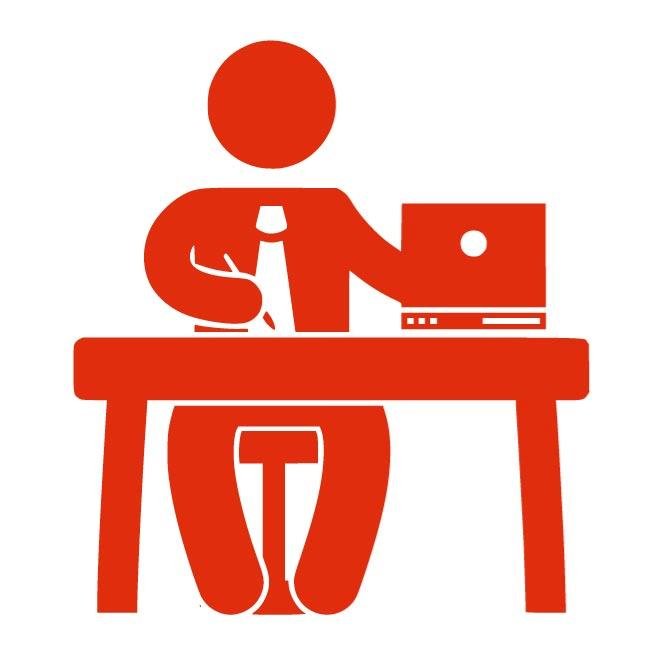 660x660 Free Man With Laptop Vector Graphics.ai Psd Files, Vectors
