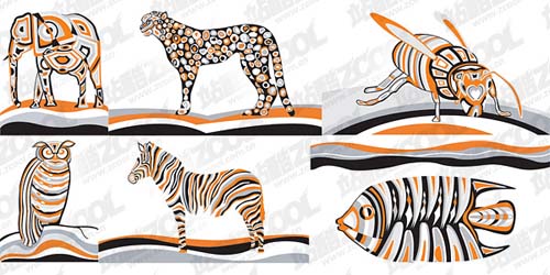 500x250 30 Free Animals Vectors