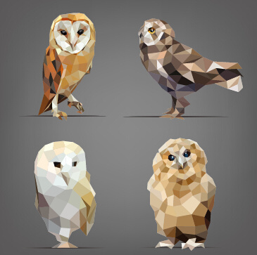 365x363 Geometric Shapes Wild Animals Vector Graphics Free Vector In