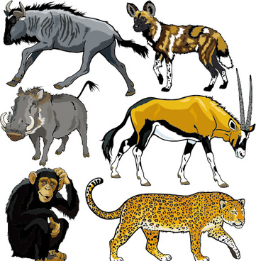361x368 Wild Animal Clip Art Free Vector Download (217,168 Free Vector