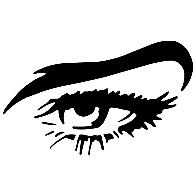 660x660 Female Eye Vector Clip Art