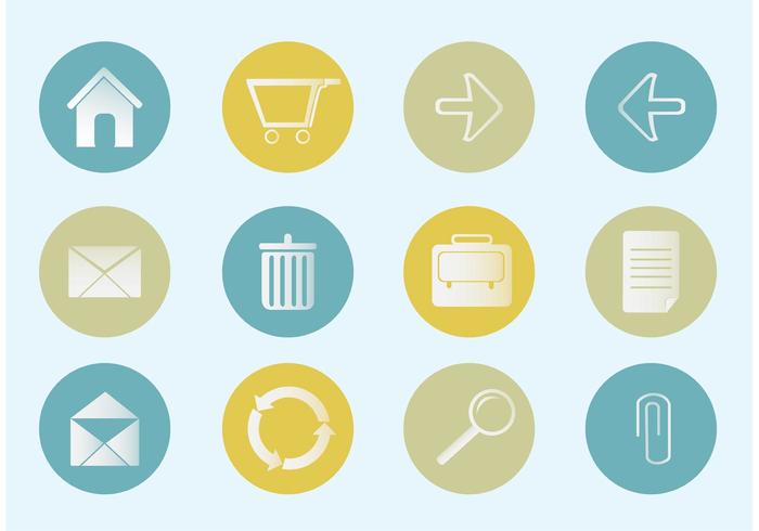 700x490 Free Vector Office Icon Set