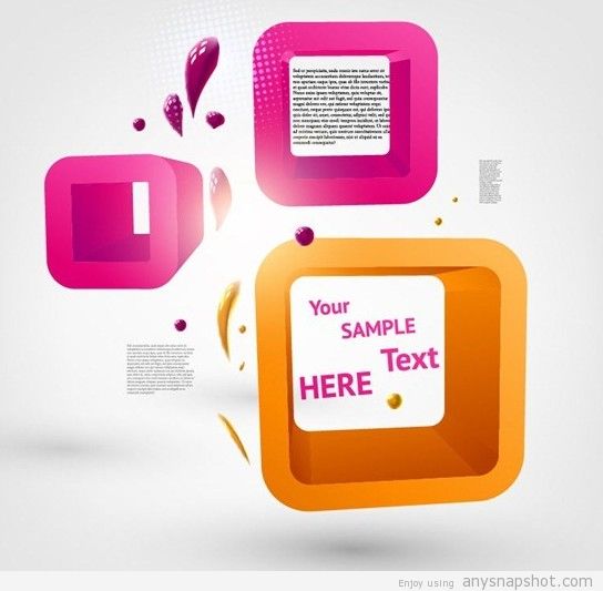 544x533 3d Abstract Background Vector Graphic Free Download