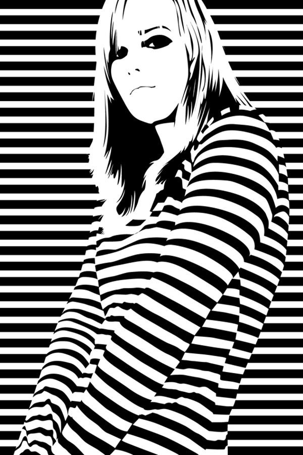 600x899 Beautiful Amp Inspirational Examples Of Vector Portrait Art